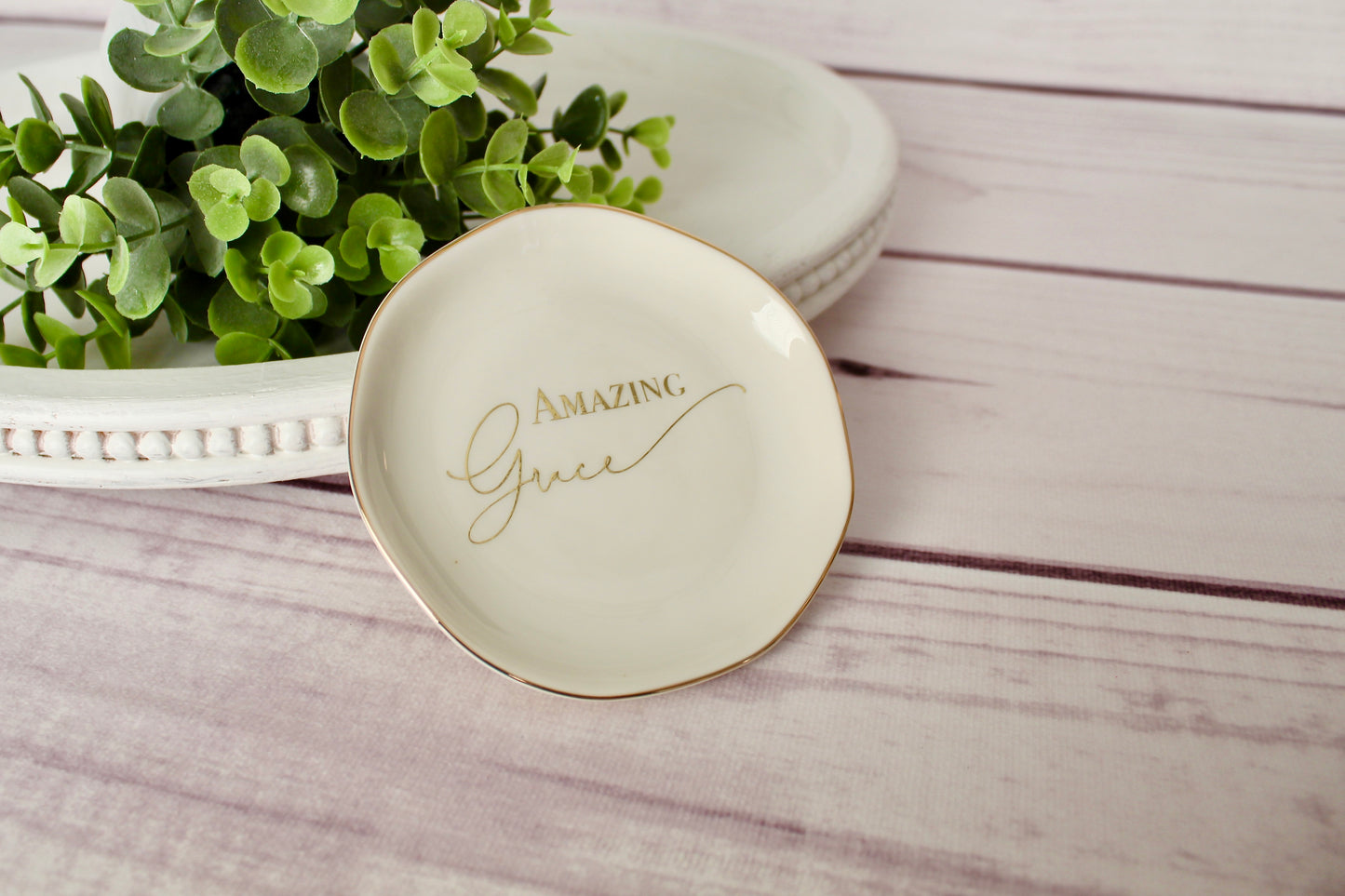 “Amazing Grace” Rosary Dish