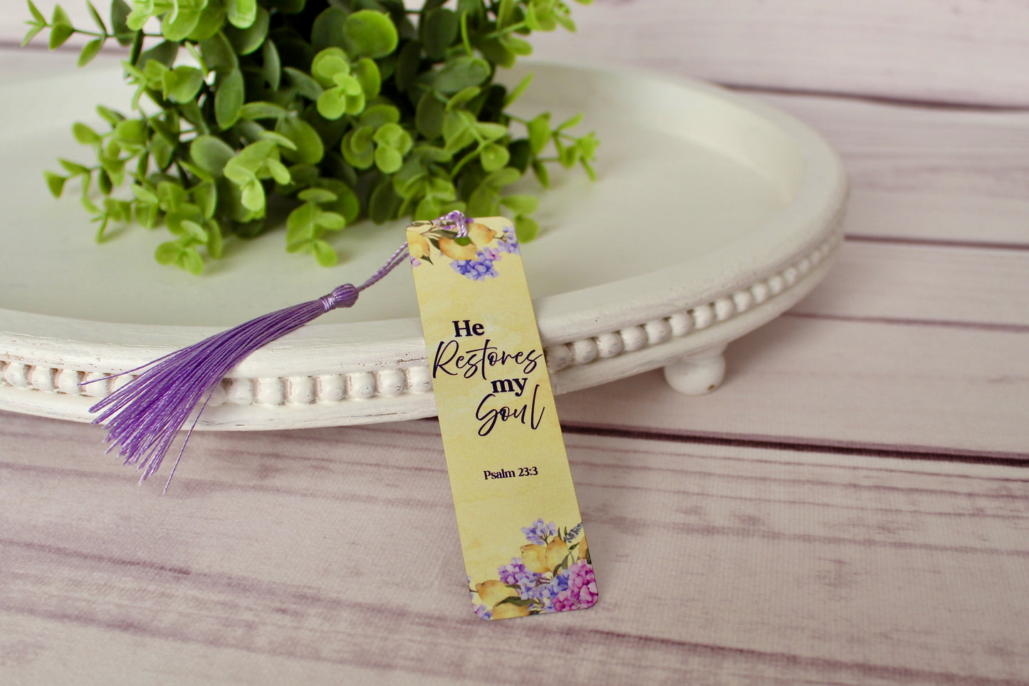 “He Restores My Soul” Bookmark