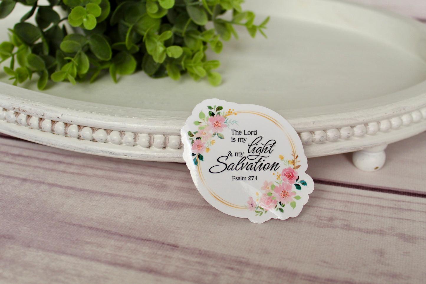 "My Light and My Salvation" Sticker