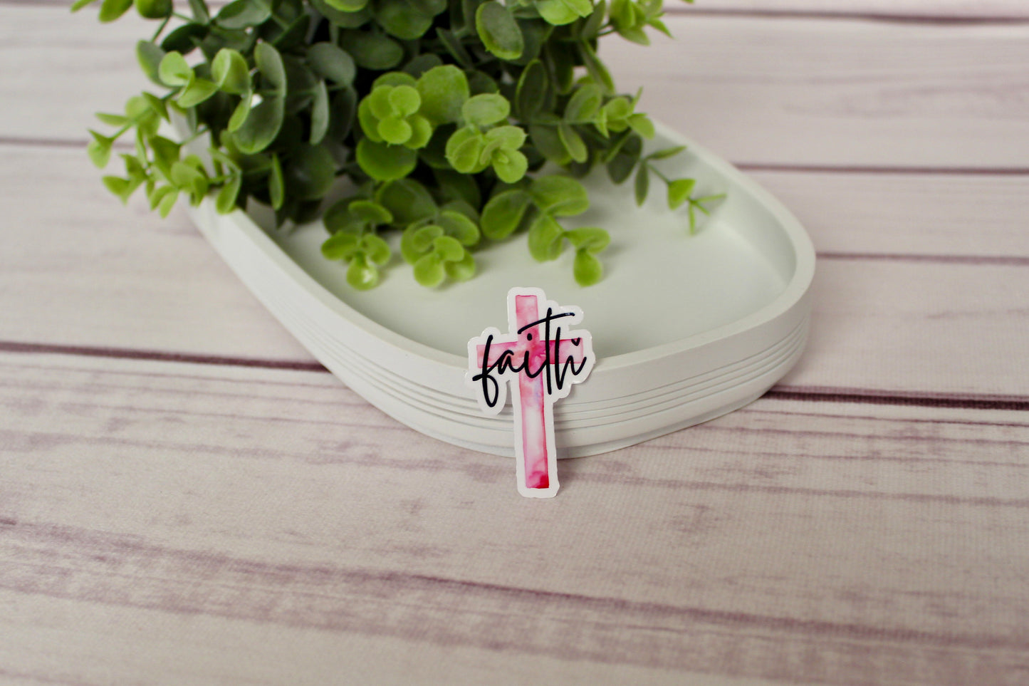 “Faith Cross" Sticker