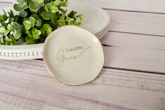 “Amazing Grace” Rosary Dish