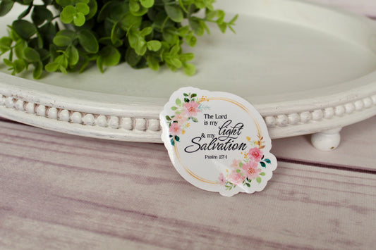 "My Light and My Salvation" Sticker