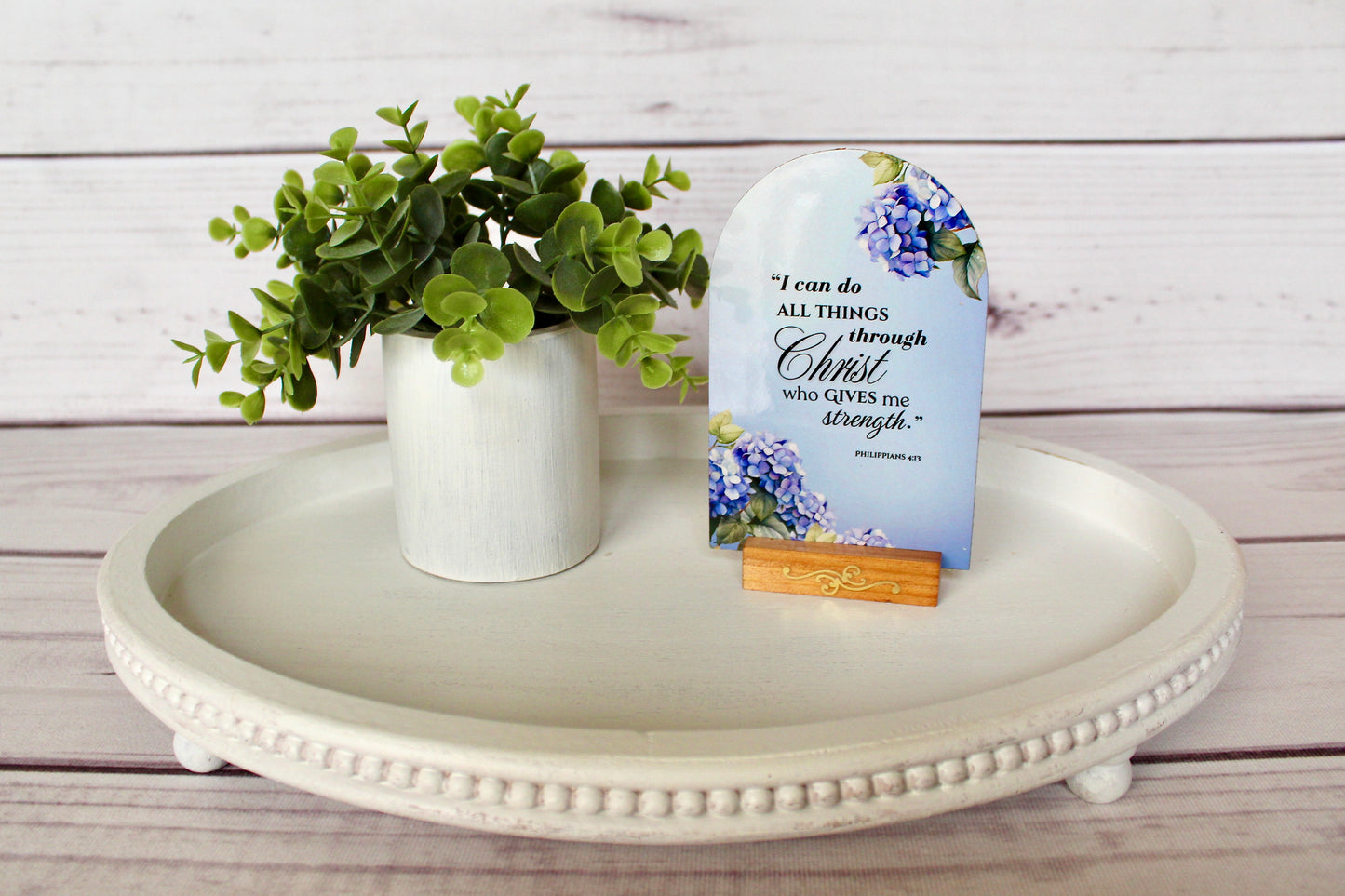 “I Can Do All Things Through Christ" Devotional Arch