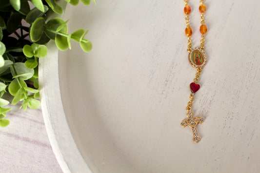 Immaculate Heart Car Rosary